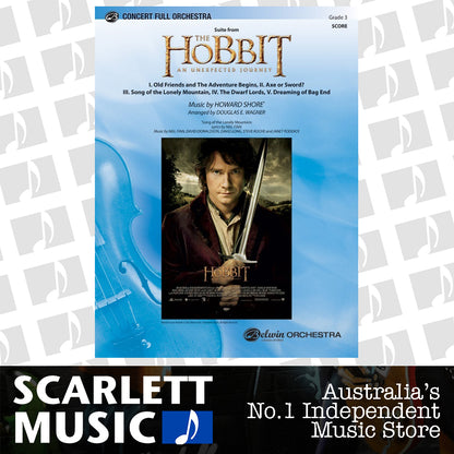 Hobbit An Unexpected Journey Full Orchestra Grade 3 Score — view 2