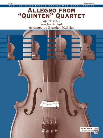 Allegro from Quinten Quartet Sheet Music Gr 3.5