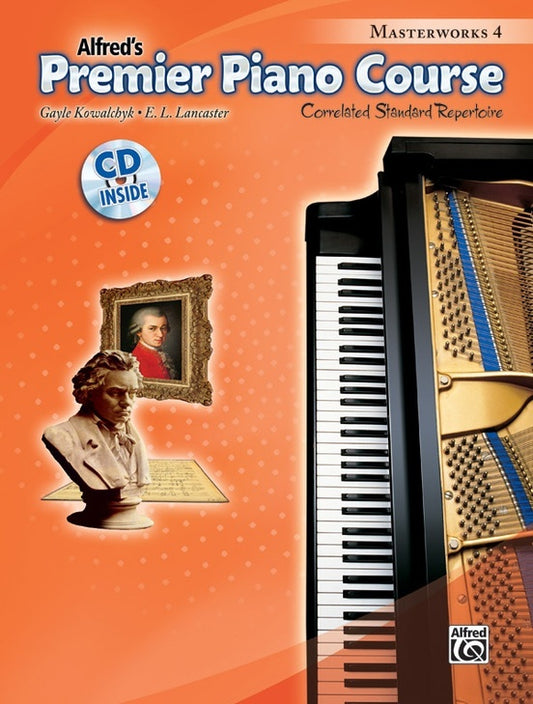 Premier Piano Course Masterworks 4 Book/CD