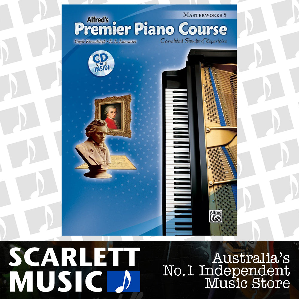 Premier Piano Course Masterworks 5 Book/CD — view 2