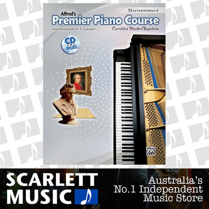 Premier Piano Course Masterworks 6 Book/CD — view 2