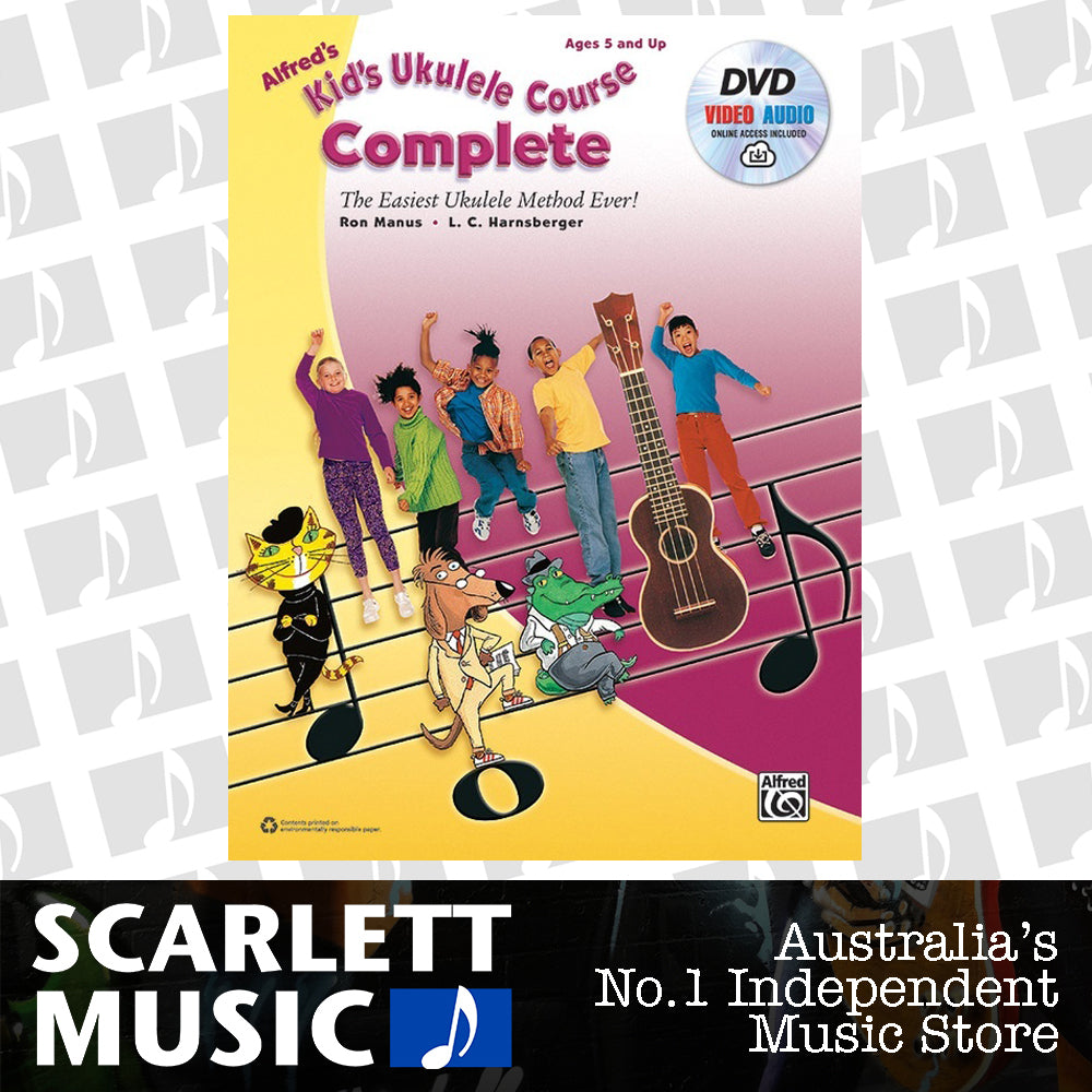 Alfreds Kids Ukulele Course Complete Book/CD/DVD — view 2