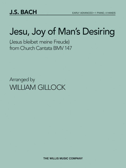 Jesu, Joy of Man's Desiring — Piano Duet (Willis Music)