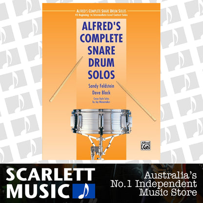Alfred's Complete Snare Drum Solos Sheet Music — view 2