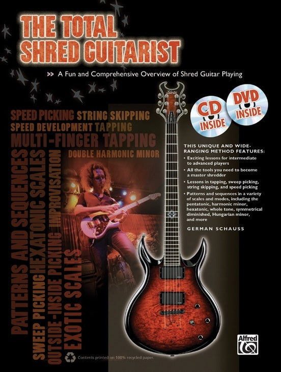 Total Shred Guitarist Book, CD, and DVD
