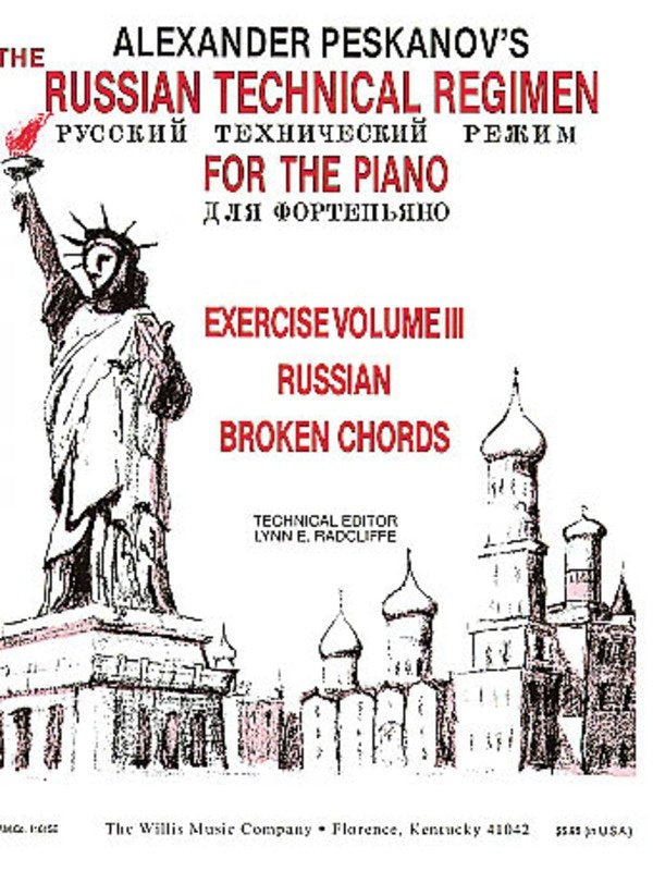 PESKANOV - Russian Technical Regimen Volume 3 for Piano by Willis Music, 40 Pages