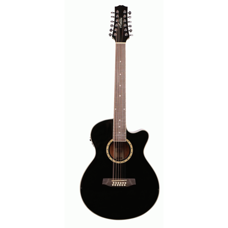 Ashton SL29/12CEQ Bk 12 String Acou/Elec