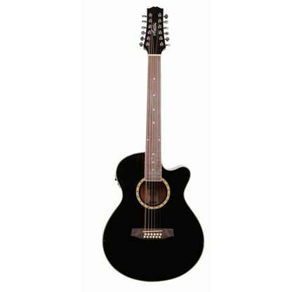 Ashton SL29/12CEQ Bk 12 String Acou/Elec