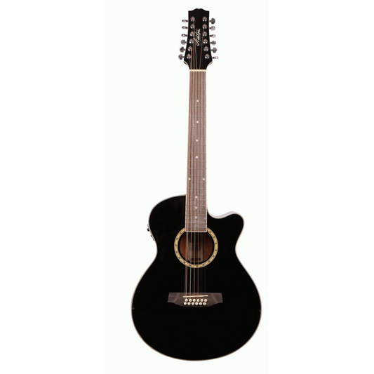 Ashton SL29/12CEQ Bk 12 String Acou/Elec