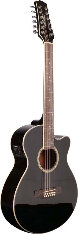Ashton SL29/12CEQ Bk 12 String Acou/Elec — view 2