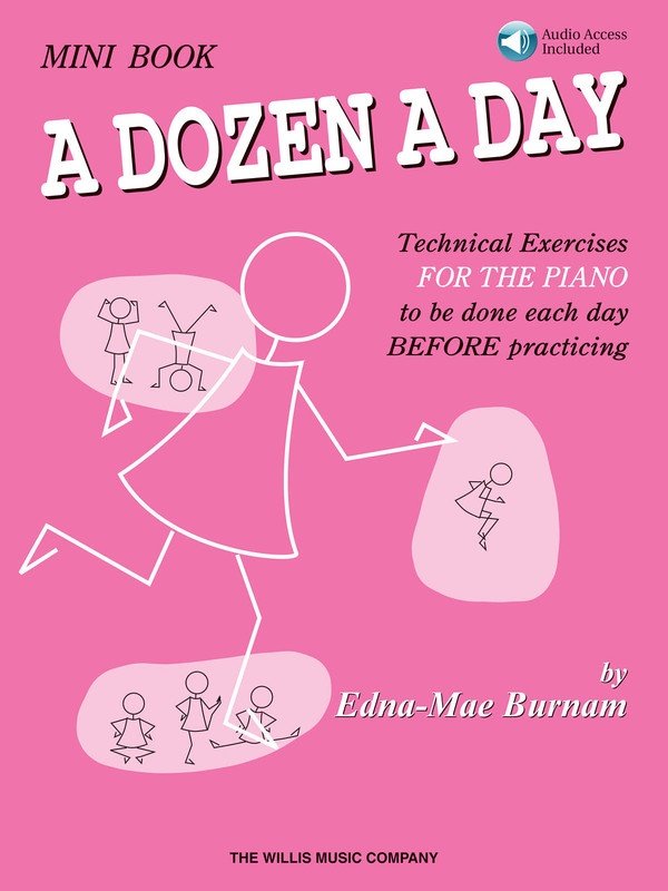 A Dozen a Day Mini Book — Book/Online Audio, Piano (Willis Music)