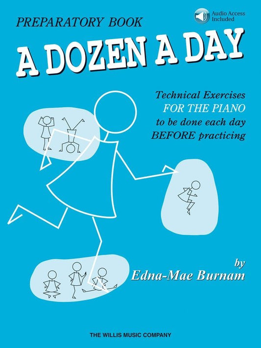 A Dozen a Day Preparatory Book — Book/Online Audio, Piano (Willis Music)