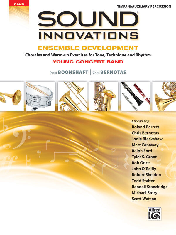 Sound Innovations: Ensemble Development for Young Concert Band - Timpani/Aux Perc
