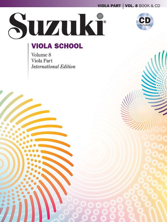 Suzuki Viola School Volume 8 Book and CD