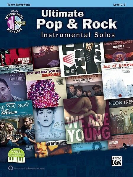 Ultimate Pop and Rock - Tenor Sax Book and CD, Instrumental Solos