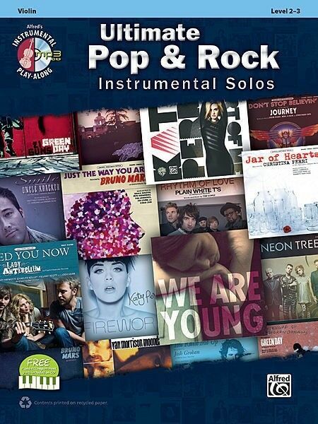 Ultimate Pop and Rock - Violin Book and CD Instrumental Solos