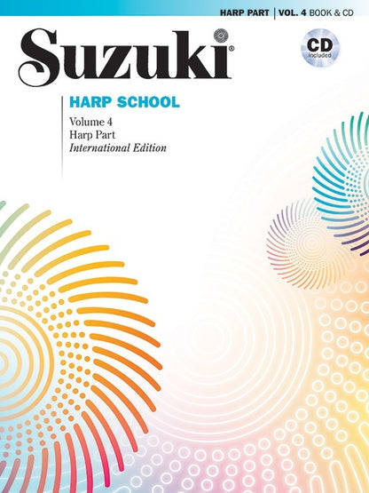 Suzuki Harp School Volume 4 Book and CD