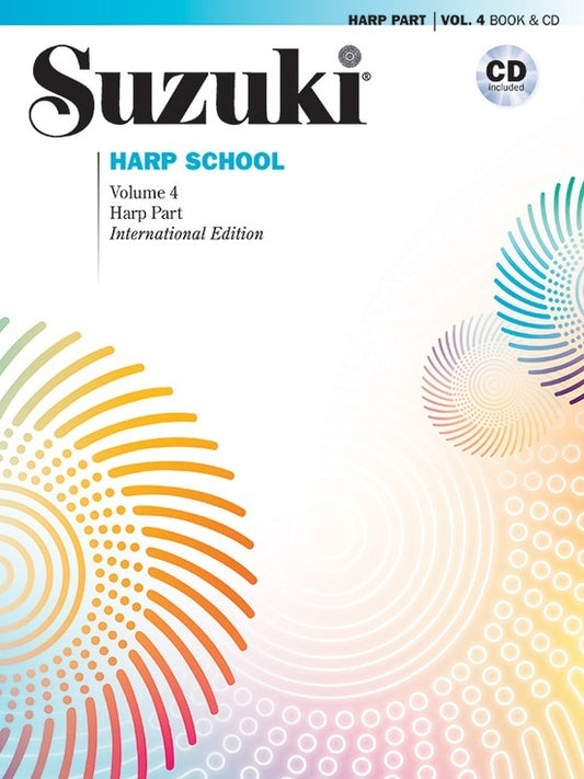 Suzuki Harp School Volume 4 Book and CD