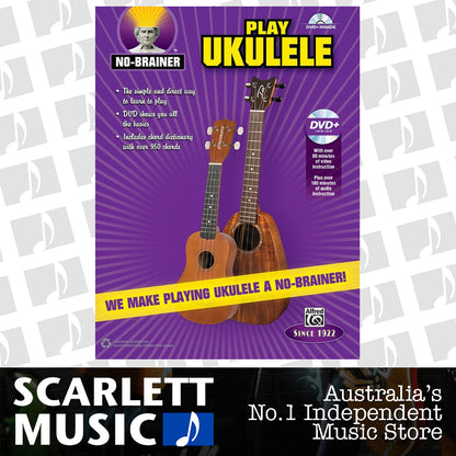 No-Brainer Play Ukulele Book/DVD — view 2