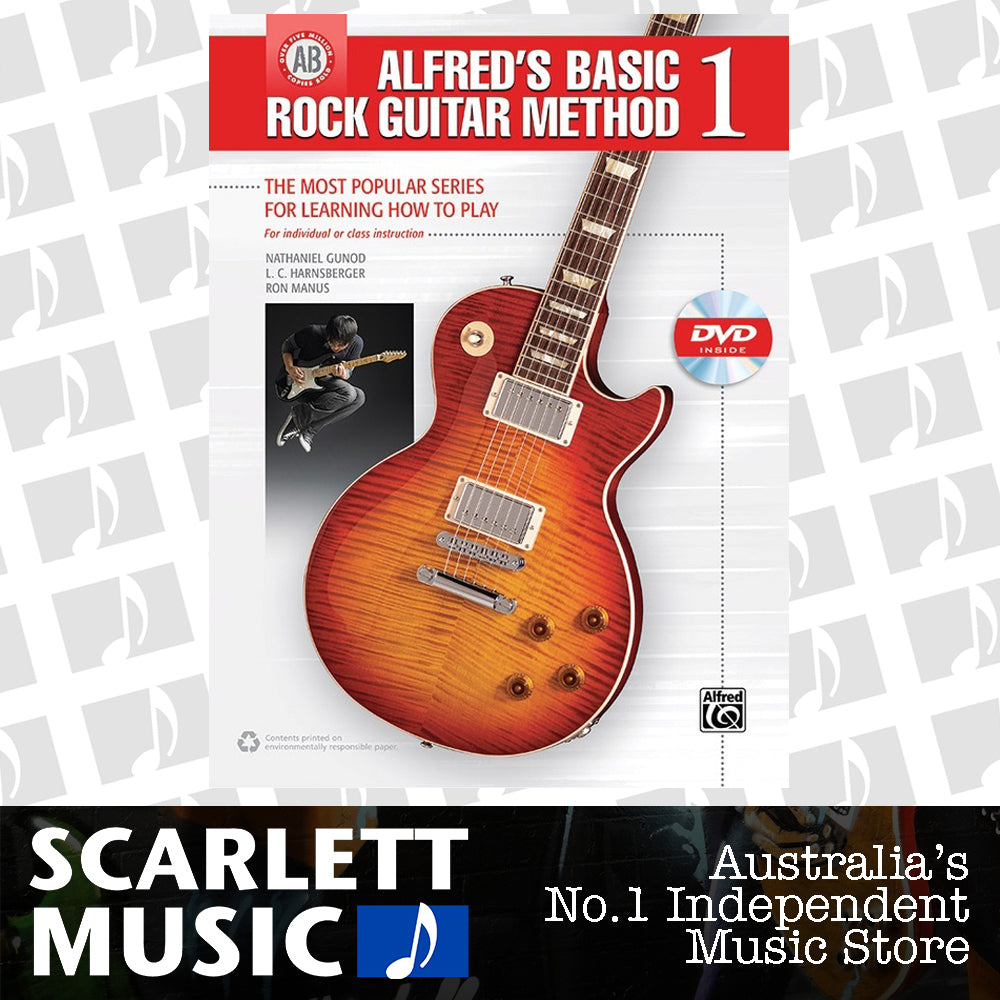 Alfreds Basic Rock Guitar Method 1 Book/DVD — view 2