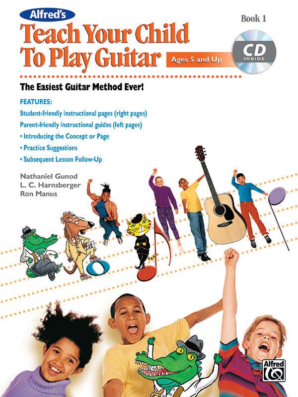 Teach Your Child to Play Guitar Book with CD