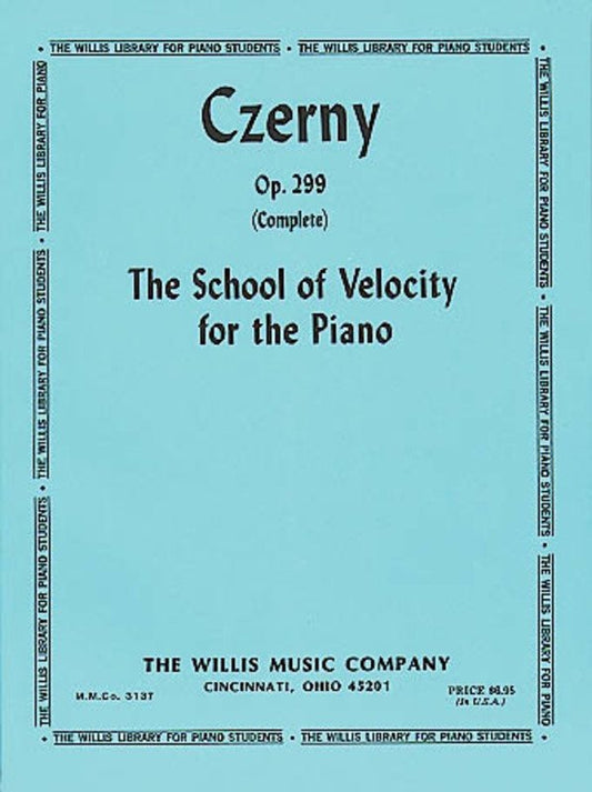 Czerny: School of Velocity, Op. 299 Complete — Piano (Willis Music)