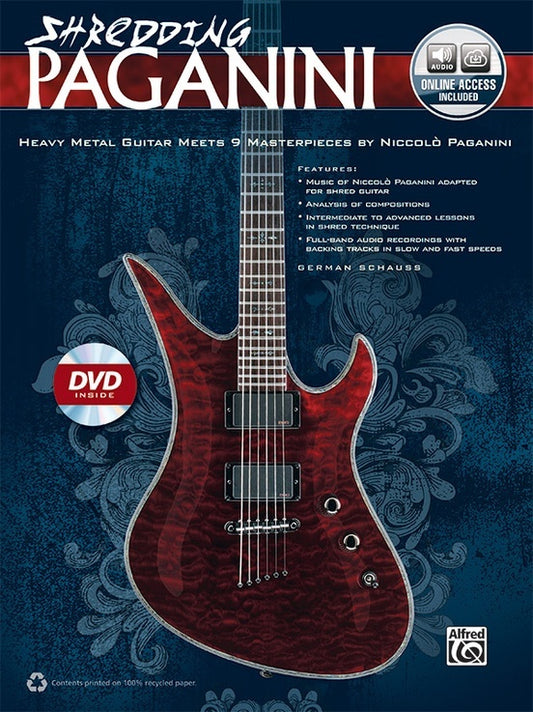 Shredding Paganini Guitar Book/CD/DVD