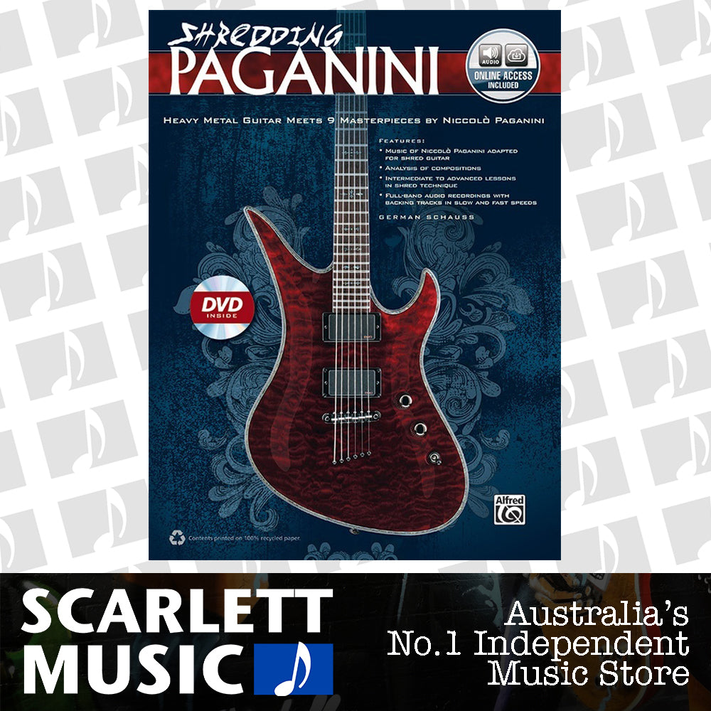 Shredding Paganini Guitar Book/CD/DVD — view 2