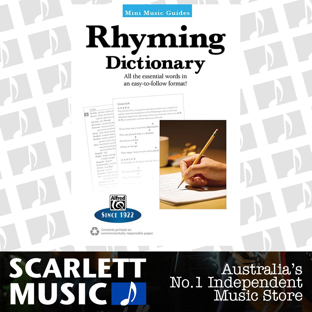 Mini Music Guide: Rhyming Dictionary — view 2