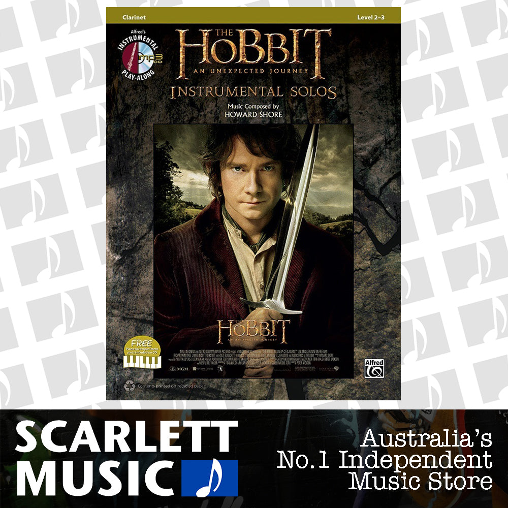 Hobbit Instrumental Solos Clarinet Book/CD — view 2