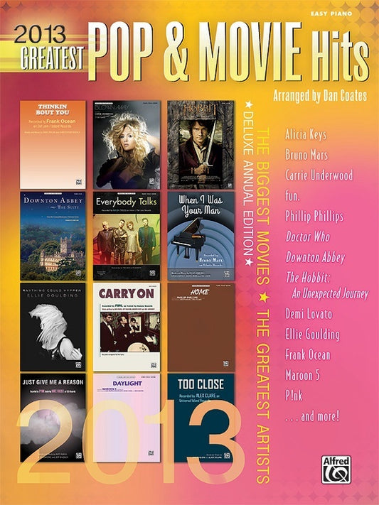 2013 Greatest Pop & Movie Hits EP - Piano Sheet Music