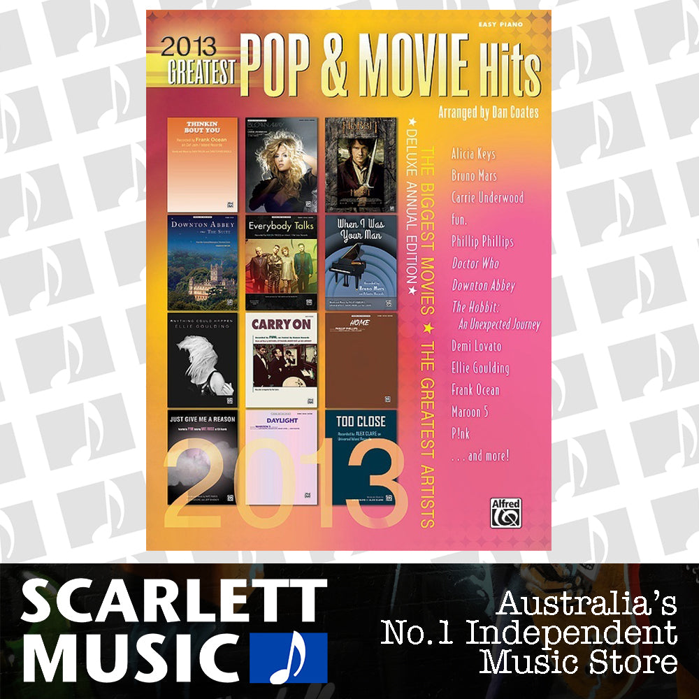 2013 Greatest Pop & Movie Hits EP - Piano Sheet Music — view 2
