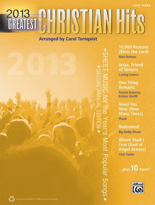 2013 Greatest Christian Hits EP - Piano Sheet Music