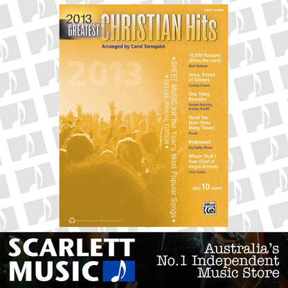 2013 Greatest Christian Hits EP - Piano Sheet Music — view 2