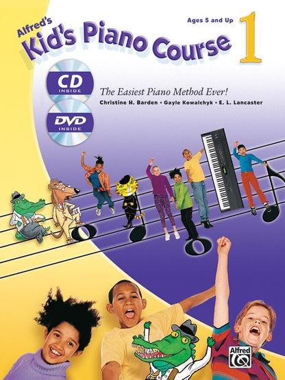 Kids Piano Course Book 1 Book/CD/DVD