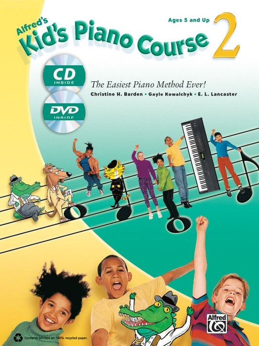 Kids Piano Course Book 2 Book/CD/DVD