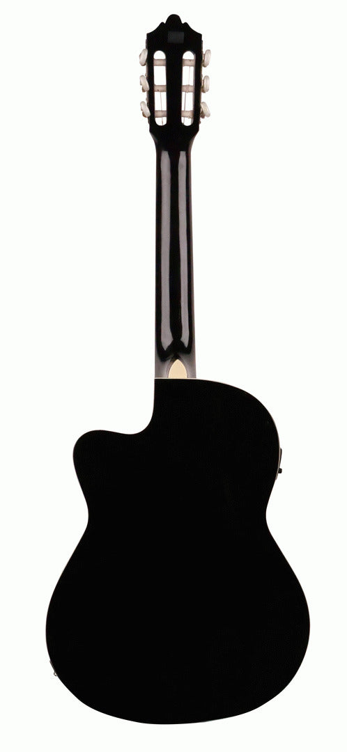 Ashton Cg44Ceqbk Classical Guitar With Cutaway And Eq — view 4
