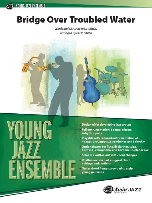Bridge Over Troubled Water Jazz Ensemble Sheet Music Grade 2