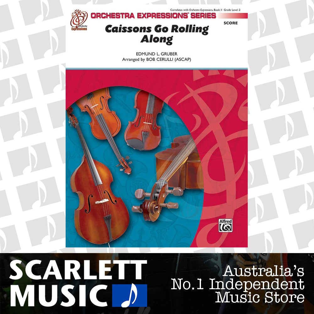 Caissons Go Rolling Along String Orchestra Sheet Music Grade 1.5 — view 2