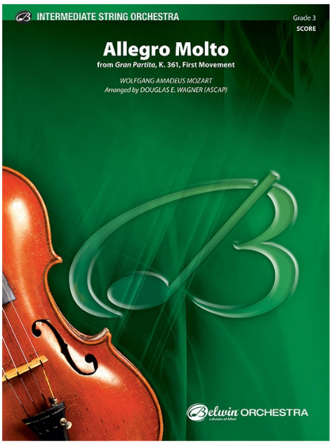 Allegro Molto So GR3 Mozart Wolfgang Amadeus String Orchestra Sheet Music