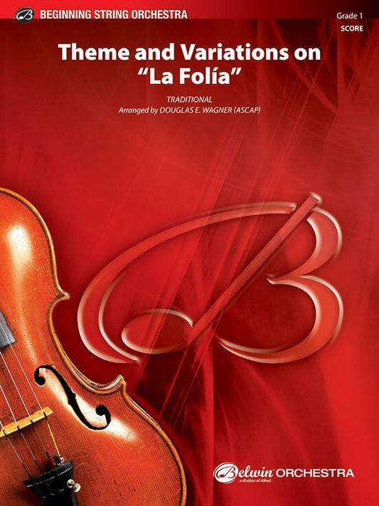 Theme & Variations In La Folia for String Orchestra - Grade 1 Sheet Music