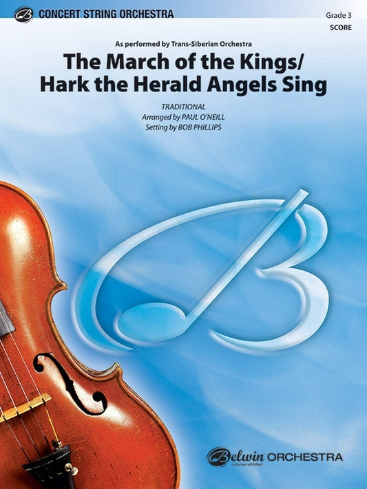 March Of The Kings / Hark The Herald String Orchestra Gr 3