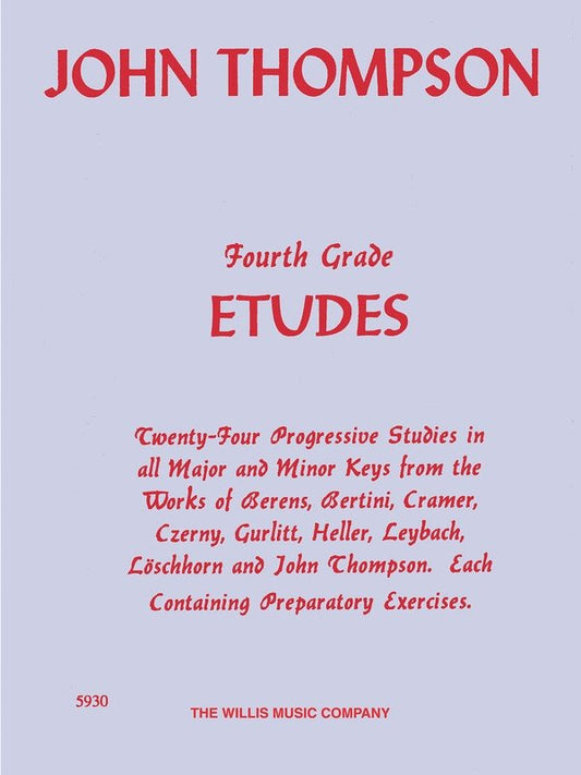 Fourth Grade Etudes — Piano (Willis Music)