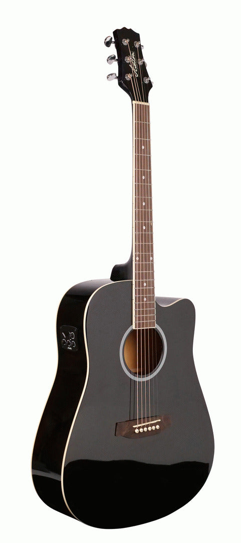 Ashton D20SCEQBK Dreadnought Solid Top And Eq — view 2