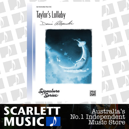Taylors Lullaby Piano Sheet Music — view 2