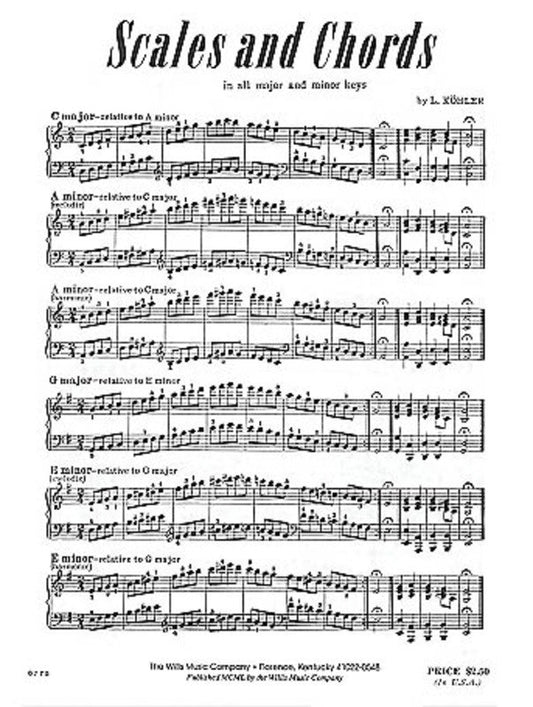 Scales and Chords — Piano (Willis Music)