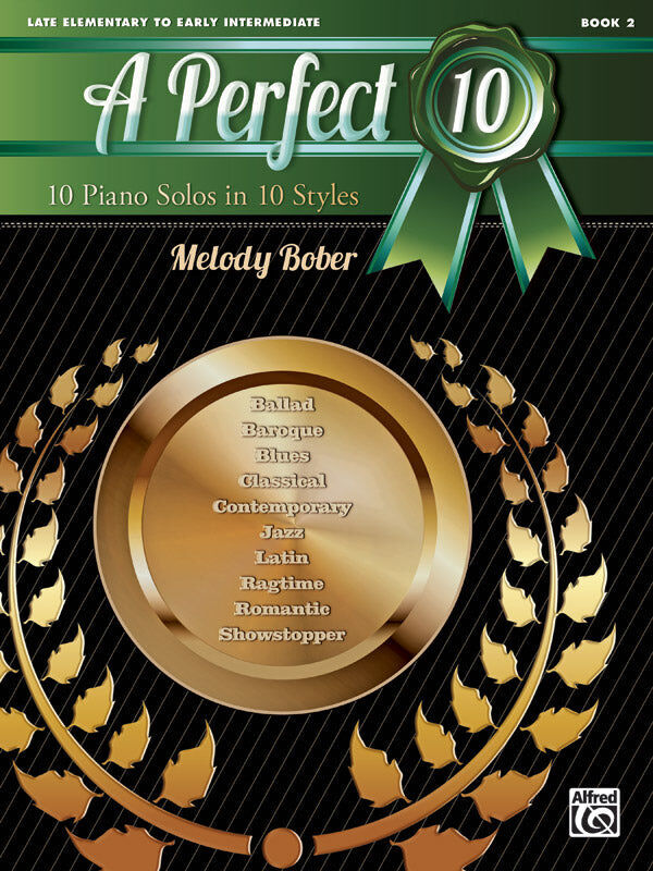 A Perfect 10 Book 2 Late Elementary/Intermediate Piano Sheet Music