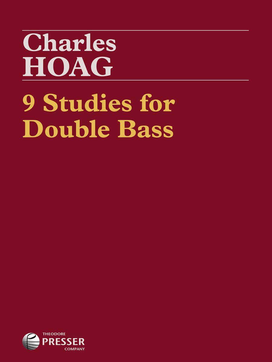 9 Studies for Double Bass by Hoag - Presser 414-41168