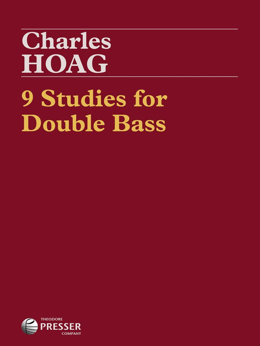 9 Studies for Double Bass by Hoag - Presser 414-41168