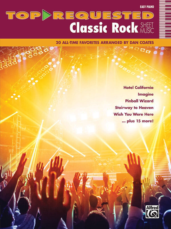 Classic Rock Sheet Music for Easy Piano by Dan Coates